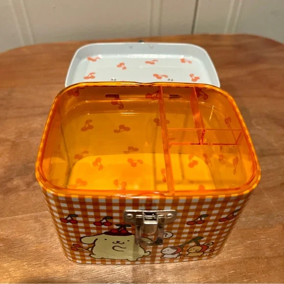 Rare Vintage Sanrio Tin Storage Box with Cute Pompompurin Design - Picture 7 of 9